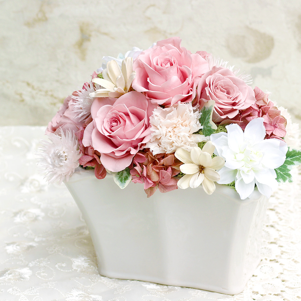 カルテット /プリザーブドフラワー